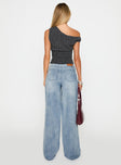 Bowe Wide Leg Jeans Blue