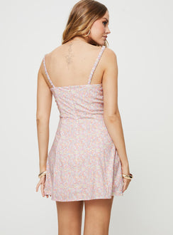 product Princess Polly Sweetheart Neckline  Saral Mini Dress Pink