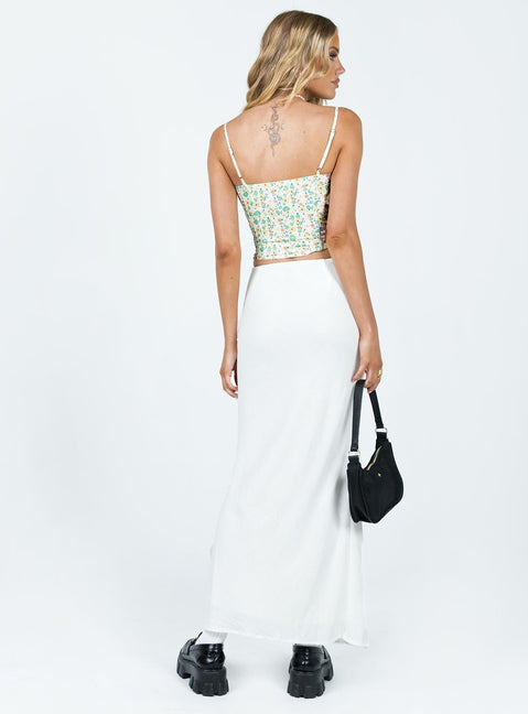 product Jodie Maxi Skirt White Princess Polly  Midi Skirts 