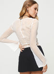 Rinnie Long Sleeve Top Ivory