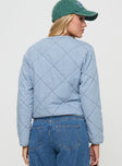 Premonitions Quilted Jacket Blue