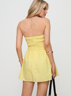 Salty Breeze Romper Lemon