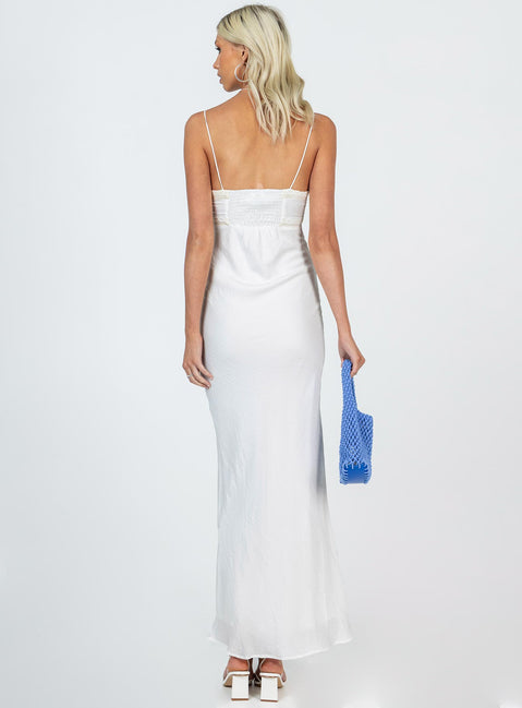 product Princess Polly High Neck  Emily Maxi Dress White Tall