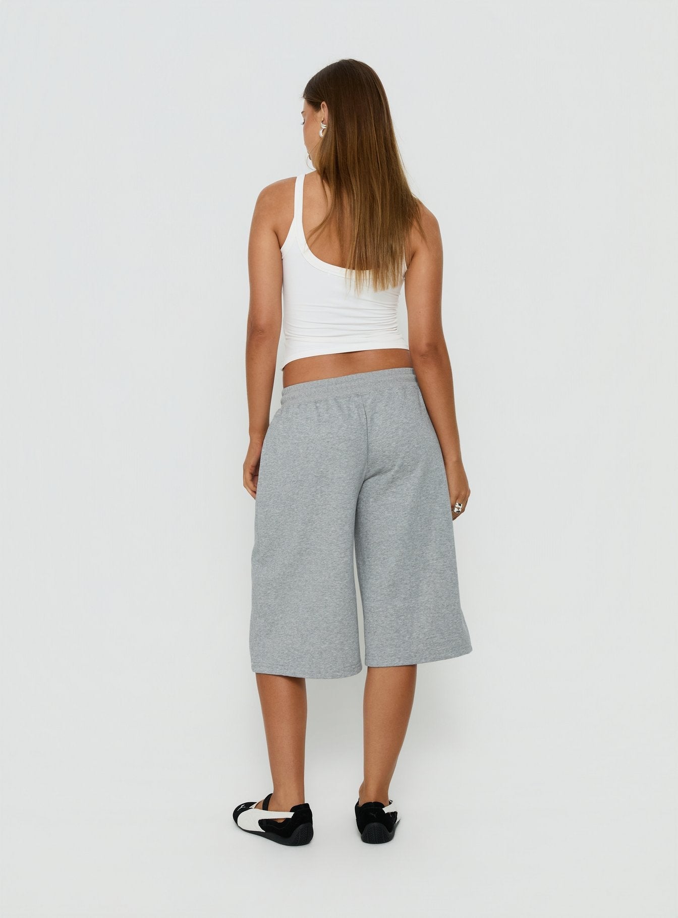 Nikko Longline Fleece Shorts Grey Marle