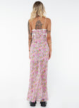 Princess Polly Sweetheart Neckline  Emily Maxi Dress Pink Floral Tall