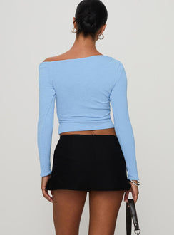 back view of model wearing Princess Polly Can't Sleep Skort Black Petite High Waisted Shorts High Waisted Shorts High Waisted Shorts 