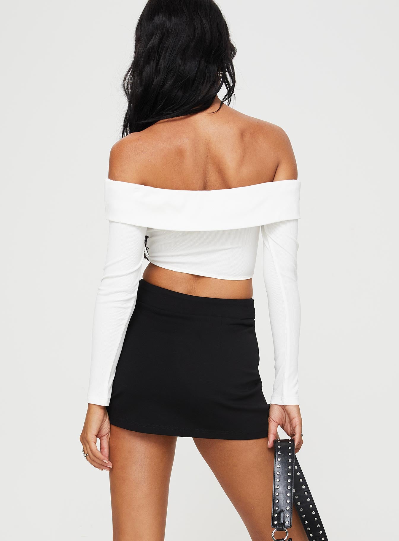 product Ravyn Skort Black Princess Polly Low Rise Shorts 