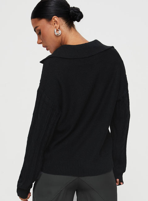 Symons Sweater Black Princess Polly  regular 