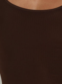 Sandberg Maxikleid Chocolate