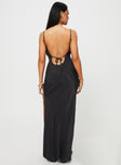 product Princess Polly High Neck  Damelio Low Back Maxi Dress Black