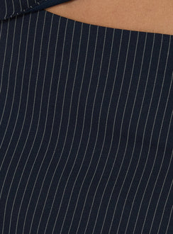 Laeyla Tailored Skort Navy Pinstripe
