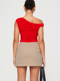 product Grimaldi Mini Skirt Beige Princess Polly  Mini Skirts 