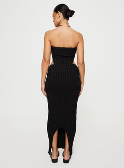 product Princess Polly Asymmetric Neckline  Olia Maxi Dress Black