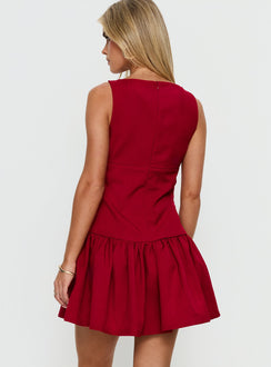 Milienne Mini Dress Red