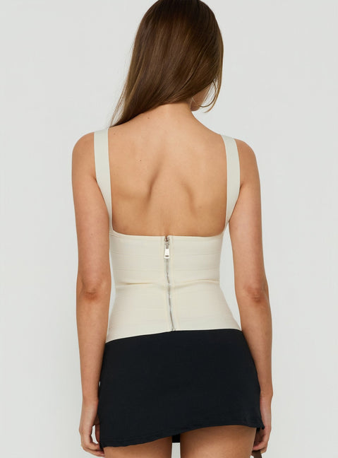 Justina Bandage Top Cream