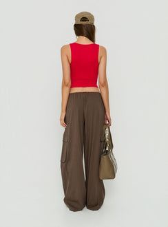 Lunea Concealed Waistband Cargo-Hose Braun