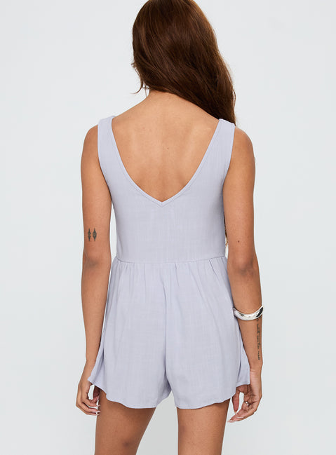 Mackellar Romper Blue