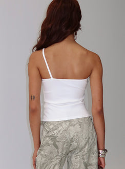 Fryda Buckle Strap Detail Top White