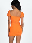 product Princess Polly Asymmetric Neckline  Charvi Mini Dress Orange