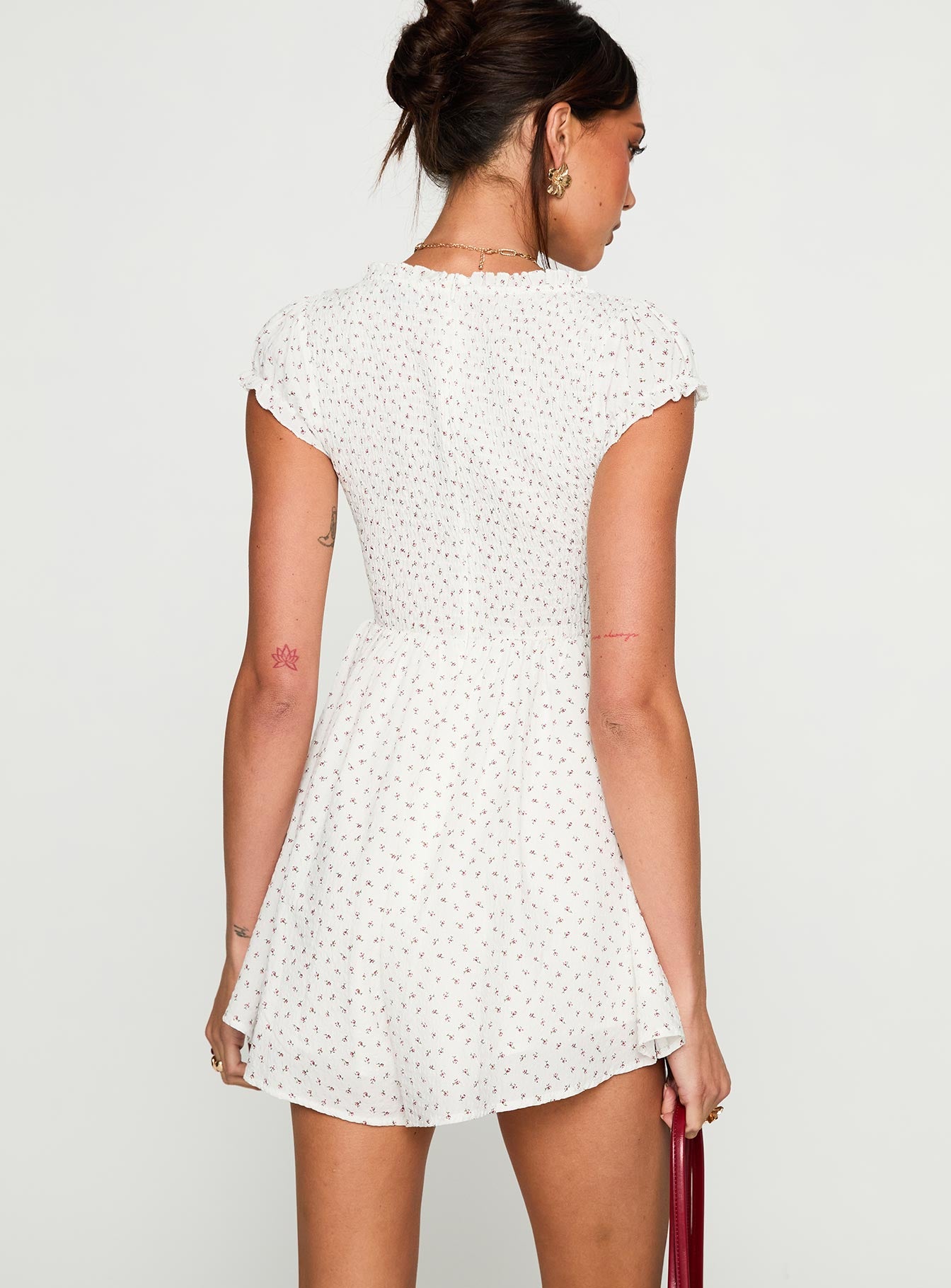 Sweet Talk Playsuit White Floral