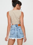 product Anne Denim Shorts Princess Polly Low Rise Shorts 