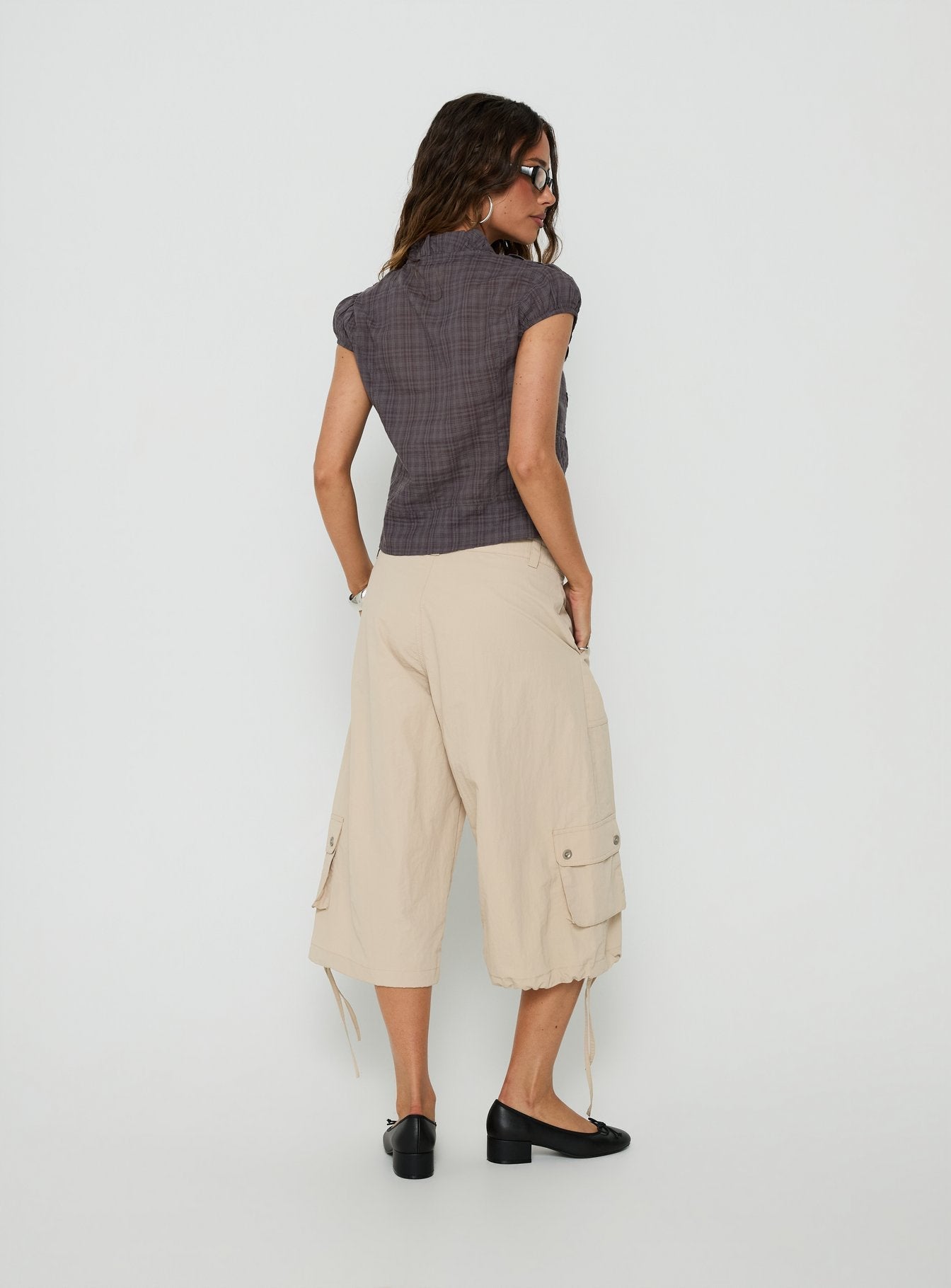 Relaxer 3/4 Cargo Trousers Beige