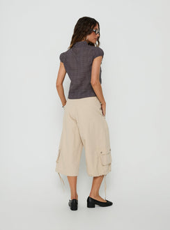 Relaxer 3/4 Cargo Trousers Beige