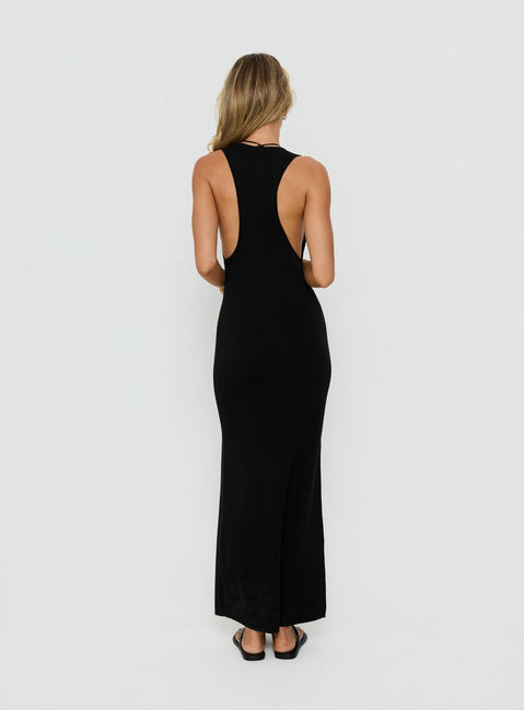 Rhen Racerback Maxi Dress Black