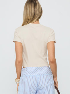 Veggie Patch Graphic Top Grey