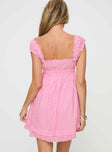 Carlita Mini Dress Pink Petite