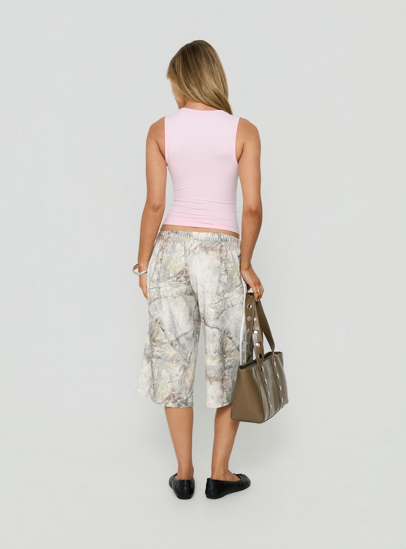 Sayllor Longline Sweat Shorts Camo