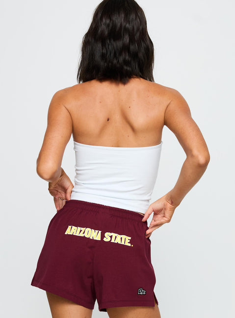 back view of model wearing Princess Polly ASU Tube Top White Sleeveless straight 