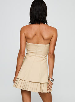 Believe My Mind Playsuit Beige