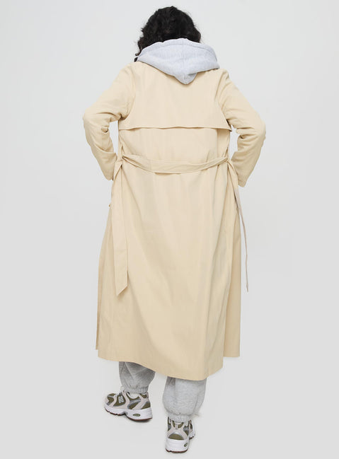 Haili Trench Coat Beige