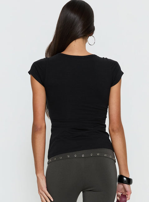 Ride Or Die Graphic Top Black / Yellow