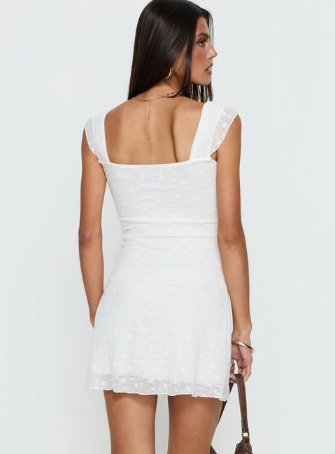 Lanchester Mini Dress White