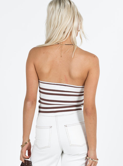 product Princess Polly Sleeveless Cowl  Conroy Top Brown