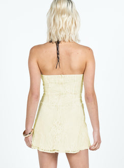 product Princess Polly Sweetheart Neckline  Barlo Strapless Mini Dress Cream