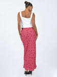 Gendling Midi Skirt Pink Floral Princess Polly  Maxi 