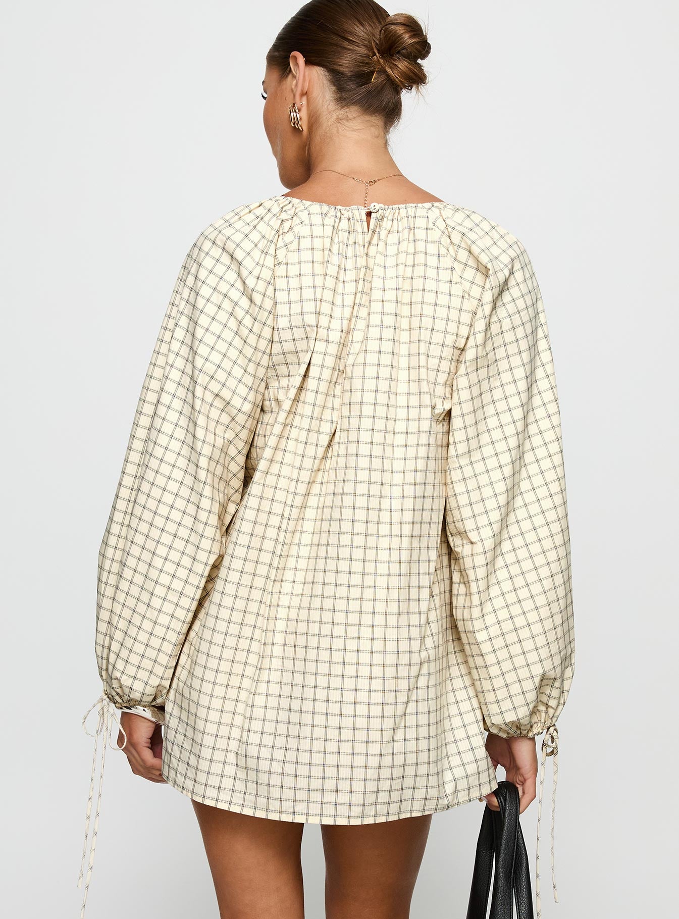 Preacher Playsuit White Check