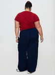 Major General Cargo Pant Navy Low Rise Pants 