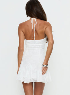 Delamere Mini Dress White Burnout