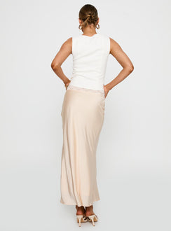 The Charmaine Maxi Skirt Cream