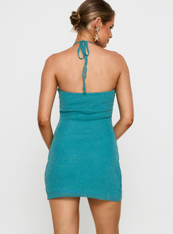 Armonia Mini Dress Teal