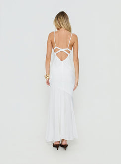 Makaia Balconette Maxi Dress White