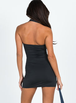product Princess Polly Asymmetric Neckline  Botero Strapless Mini Dress Black