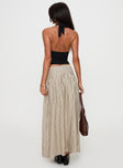 back view of model wearing Princess Polly Antheia Maxi Skirt Multi Maxi 