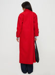 Mirandah Coat Red