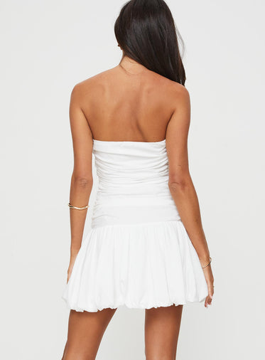 White Drop Waist Dresses
