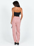 product Princess Polly High Waisted Pants  Bettina Pants Pink